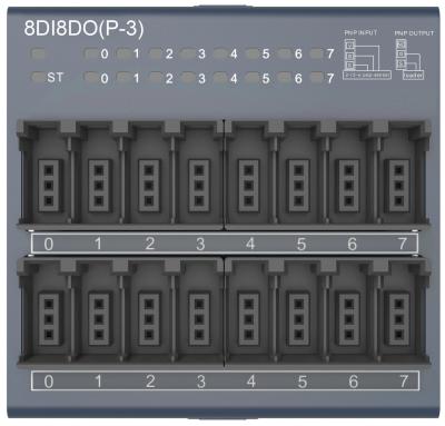 China Modulo de comunicación de mando por control automático 8DI8DO en venta