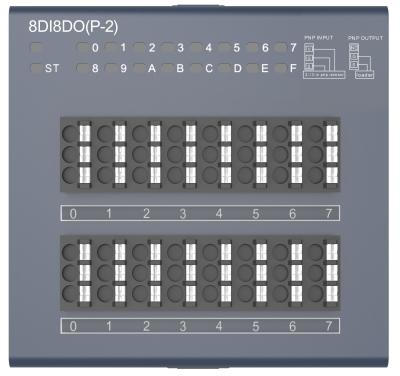 China ODM Integrierte I/O Plc-Eingabe-Ausgabe-Modul 8DI8DO Kommunikationsmodul für PLC zu verkaufen