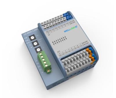 China Digital Quantity Module with Transistor Signal Type Decowell Canopen I/O Module CA-8800-C2NN for sale