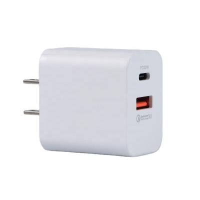 China Wholesale 20W Fast Charger 2 Port 18W Fast Charger Qc3.0 Mobile Phone Charger Palladium 18W 20W Usb C Wall Charger For Apple/Huawei/Xiaomi for sale