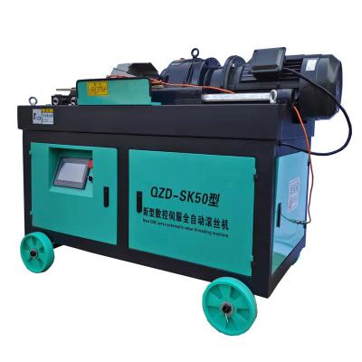 China New Construction 7.5kw Mini Manual Steel Bar Thread Roller Maker Price Electric Rebar Wire Rolling Machines For Sale for sale