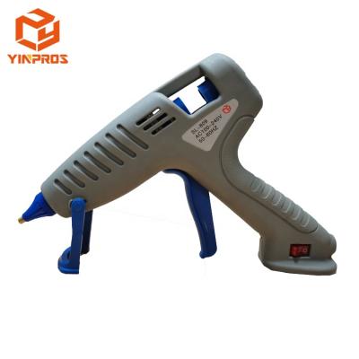 China 2020 New Design Unrated Electric Power Tools Tied Hot Melt Glue Gun Industrial Heavy Duty 400w Anti Drip Hot Glue Gun for sale