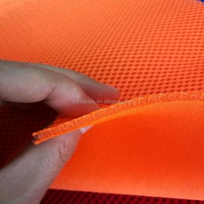 China Shrink-Resistant Sport Shoes 100% Polyester Knitting 3D Spacer Air Mesh Fabric for sale