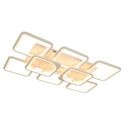 China Nordic Custom Acrylic Shade Dimmable Ceiling Light Fixtures Dimmable Ceiling Light Fixture Square LED Acrylic Home Decorative Light for sale