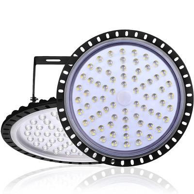 China High Lumens High Lumens 3500K-6000K Energy Saving UFO LED Bay Lights Warehouse Energy Saving Industrial Lamp for Garage Factory Workshop Gym for sale