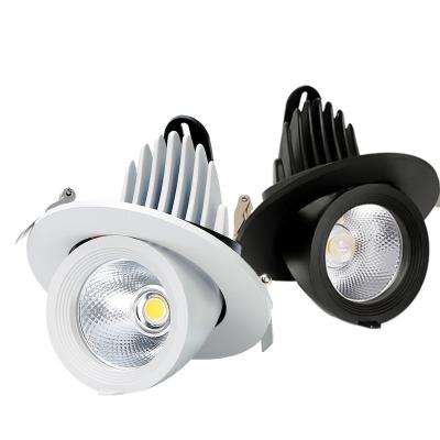 China Save Energy Saving High Quality 5W 7W 10W 3000K-6000K Dimmable LED Eyeball Downlights Retrofit Recessed Ceiling for sale