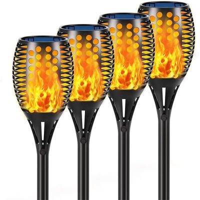 China High Quality Eco-Friendly Eco-Friendly Waterproof Outdoor Decorative Solar LED Torch Lights Blaze for Party Backyard Garden Pathway for sale