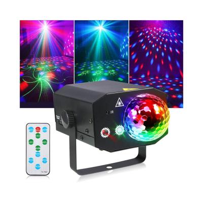 China Smart Light Sensor Control Wholesale Customized Acceptable Logo Control ABS Party Projector Light Rgb Sync Remote for sale