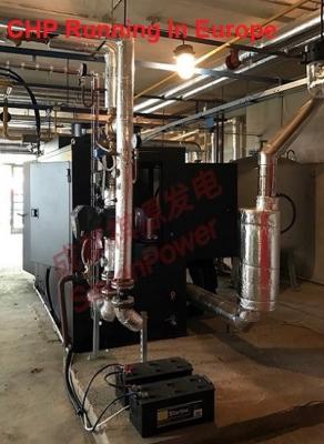 China Generador de CHP de 50KW 60KVA por 24 horas de funcionamiento continuo en venta