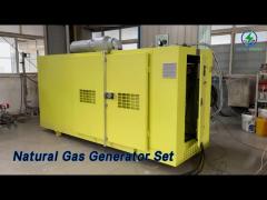 Power Natural Gas Generator Set 6CTA 100kw Three Phase Integrated