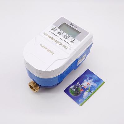 China Factory Price Smart Valve Control IC Card Prepaid Water Meter for Accurate Measurement DN15 IC card water meter for sale