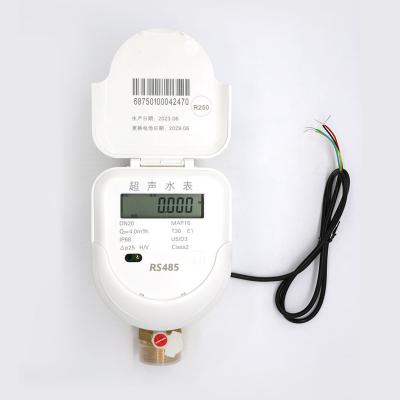 China DN20 Intelligent Water Meters Ultrasonic Flow Meters M-BUS Digital Water Meter Price Magnetic LORAWAN NB-IOT Flowmeter No Valve 15 20 25 32 40 50 for sale