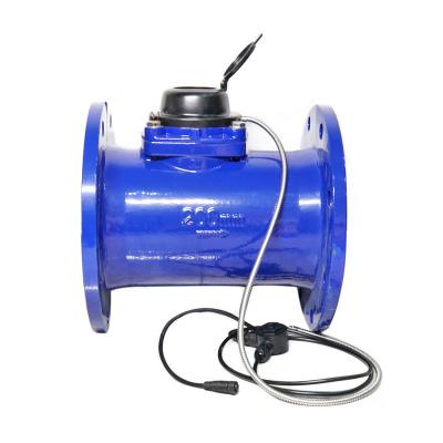 China Cast Iron Dorun 50 to 300mm bulk Industrial Pulse Output turbine agriculture irrigation Woltman flanged cold water meter medidor de agua for sale