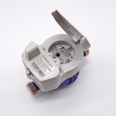 China Dn15 Dn20 Smart Flow Water Meter Medidores De Agua Brass Body Wet Liquid flowmeter Lora Lorawan nb iot water meters for sale DN15 Lora water meter for sale