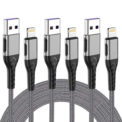 China Fast Data Charging 1m Mfi Certification Mobile Charging Fast Charging Cable Charger Lighting Cable MFI Compatible For iPhone for sale