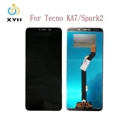 China LCD full for tecno spark2 display touch screen for KA7 digitizer assembly parts show module assembly replacement for Tecno KA7 for sale