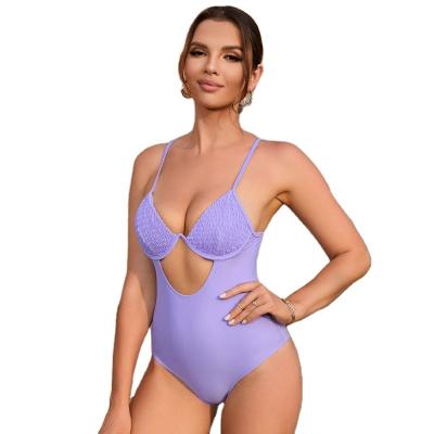 China 2023 Sexy Bikini Women's Plus Size Beach Sling One Piece Hollow Out Women's One Piece Swimsuit for sale