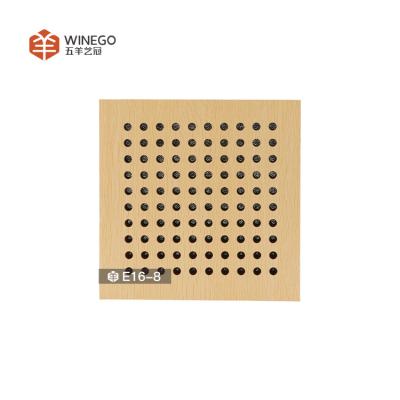 China Perforierte Holz-Akustische Wandplatten, Dekorative Schalldichte Holzplatten CE FSC zu verkaufen