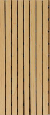 China 15mm 18mm 21mm Grooved Acoustic Wood Wall Panels for Sound Absorbing Decoration for sale