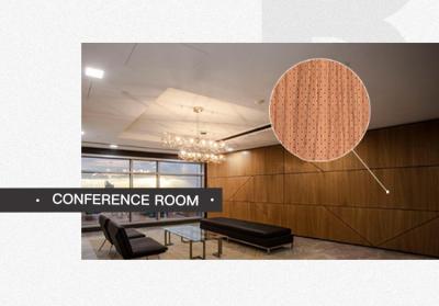 China OEM Micro Perforated Acoustic Panels , Acoustic Wood Wall Panels BS476 PART7 Certified for sale