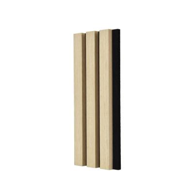 China Veneer Banding Acoustic Wood Slat Panels 2400mm Wood Slat Wall Tiles Customized for sale