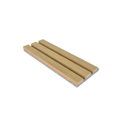 China Bespoke Soundproof Solid Wood Slat Acoustic Panels 21mm Thickness 0.85 NRC for sale