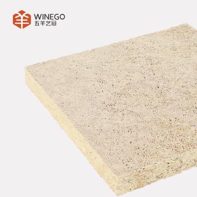 China Wholesale Acoustic Wood Wool Panels , Wood Wool Sound Absorption Board 0.9 NRC for sale