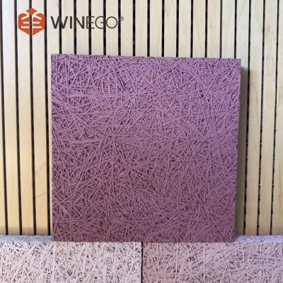 China Versatile Wood Wool Acoustic Panels for Noise Isolation and Creative Expression for sale