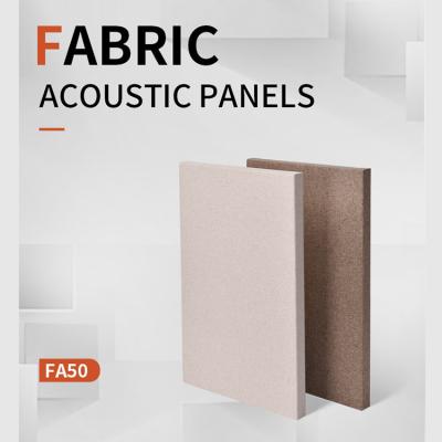 China Custom Different Colors Fabric Acoustic Panels With High Density For Walls for sale