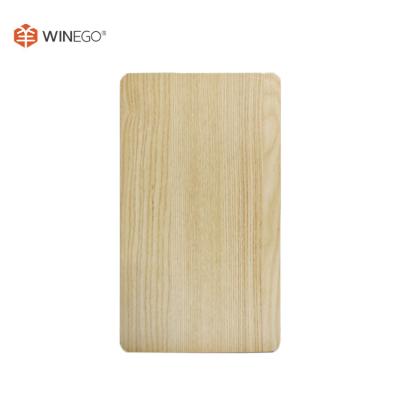 China Witte eiken platte laminaat decoratieve wandpanelen met MDF HDF MGO basis Mateiral Te koop