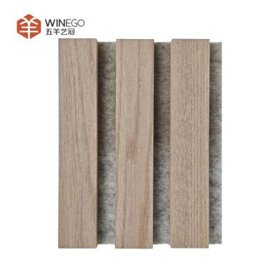 China Elegant Wood Slat Acoustic Panel Functional And Artistic Sound Absorption for sale