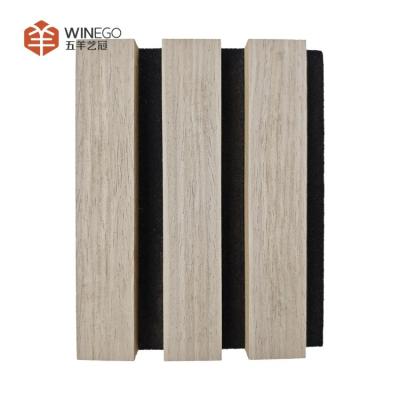 Chine Couleur polyvalente pour choisir les panneaux acoustiques en bois à dalles pour le mur intérieur à vendre