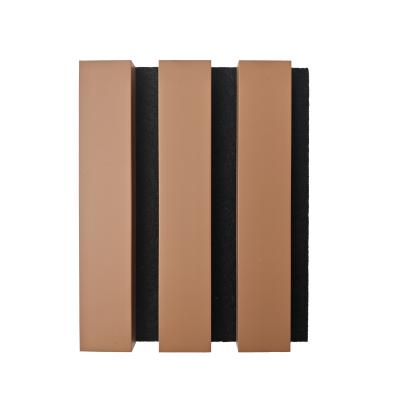 China Artistic Wood Slat Acoustic Panels Three-Sided Wrapping  For Modern Homes for sale