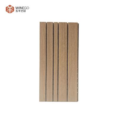 China Designed And Modern Grooved Acoustic Panels With Different Color For Wall for sale