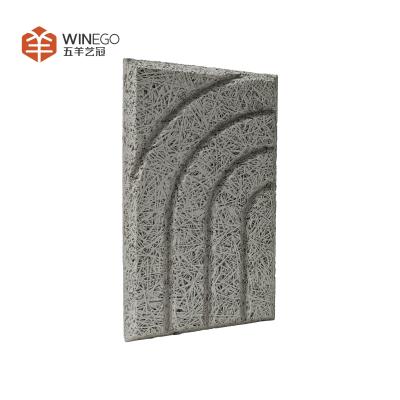 China Multiple Color Wood Wool Acoustic Panel Meet Various Aesthetic Needs for sale