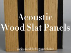 High-Performance Wood Slat Panels For Acoustics And Aesthetic Refinement