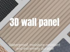 Modern Design 3D Decorative Wall Panels Embossed MDF Wall Art Panels