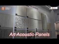 0.8 nrc artistic acoustic panels eco friendly timber for modern home decor