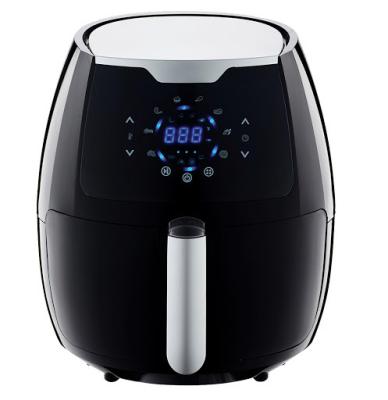 China Touch ship in 7 days large capacity air fryer 5.5l power air fryer oven for commercial hot air fryer for sale