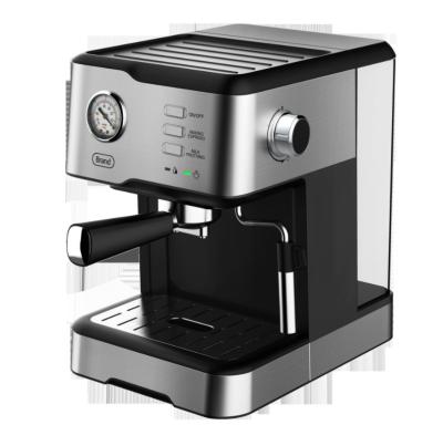 China Hot Sale Hotel Home 15 Bar Stainless Steel Pump 1L Portable Electric Commercial Espresso Coffee Maker Machine for sale