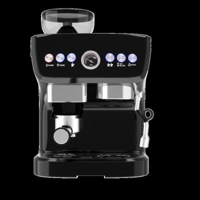 China Hot Logo Power Style Tank Stainless Steel Parts OEM Home Automatic Cup Machine Coffee Maker Hotel Espresso Coffee Machine Coffee Sets for sale