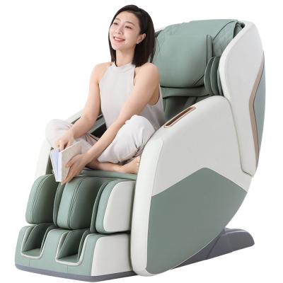 China Blue Tooth System L Shape Japanese Kneading Ball Massage Chair for sale