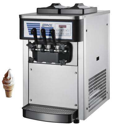 China Snack Food Factory Use Two Flavors Low Noise Frozen Berry Mix Ice Cream Making Machine for sale