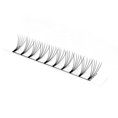 China Light weight heat bonded eyelash extensions pre made fans 3d 4d 5d 6d 10d pbt fiber eyelash extensions for sale