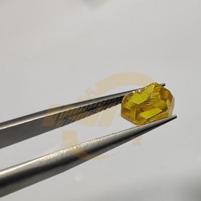 Cina Yellow Uncut  Rough Diamond Lab Grown Synthetic Diamond For Gem in vendita