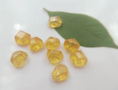 China Yellow HPHT Rough Synthetic Diamond  For Lab Grow Diamonds Jewelry for sale