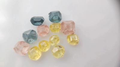 China HPHT Pink Blue yellow  Rough CVD Lab grown diamond Color Diamond Substrate en venta