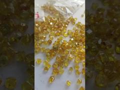 yellow rough diamond