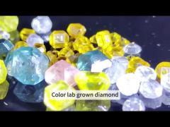 HPHT Pink Bule Green Yellow Uncut Diamond CVD Lab Grown Colored Rough Diamond