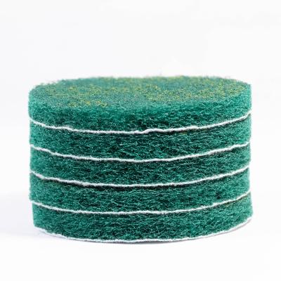 China 3M 8698 Nonwoven 5 Abrasive Pad Scouring Pad Sanding Pad Fine General Purpose Green Nylon In 125 mm 3 inch 75 mm for sale